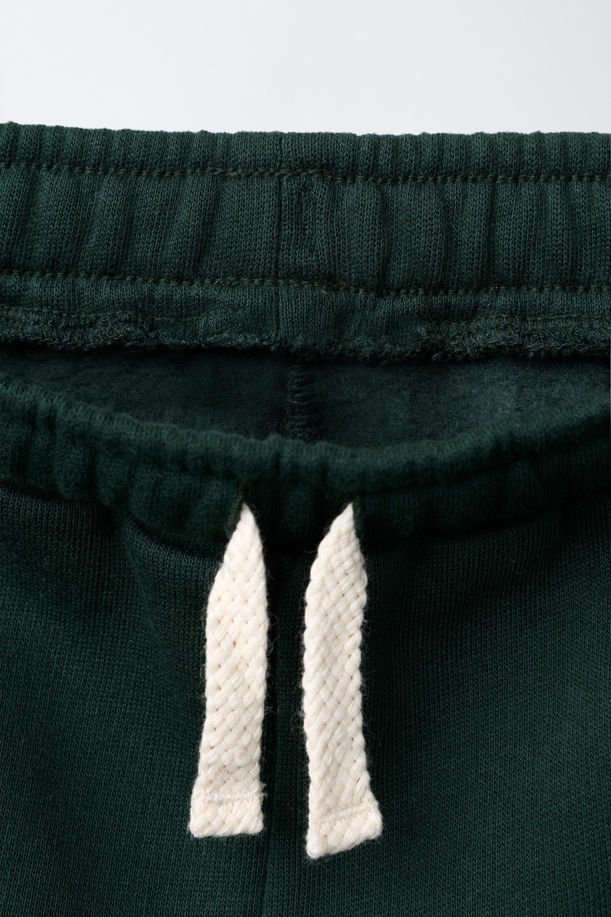 PANTALON EN MOLLETON BALLOON À INSCRIPTION